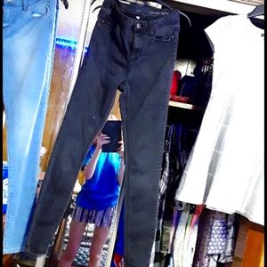 High rise skinny jeans